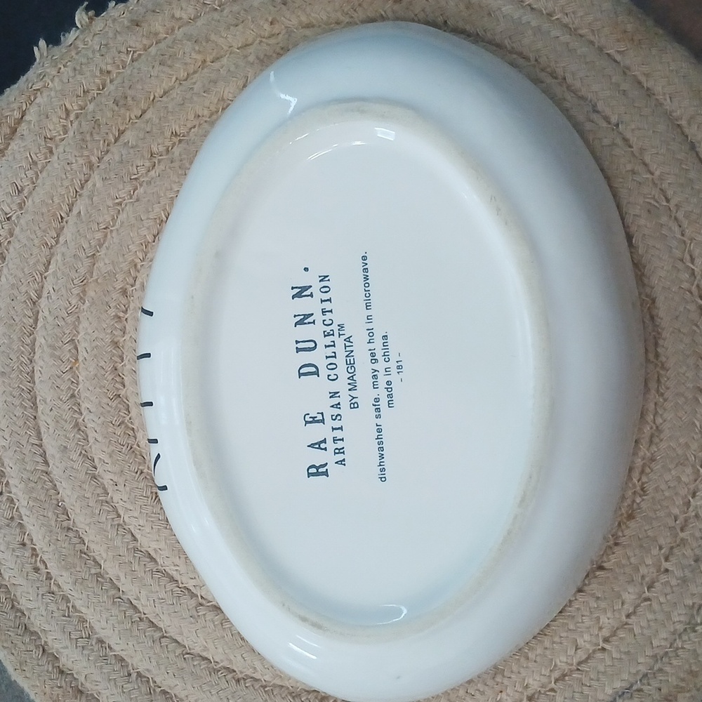 Rae Dunn White Ceramic Pet Bowl - Picture 3 of 6